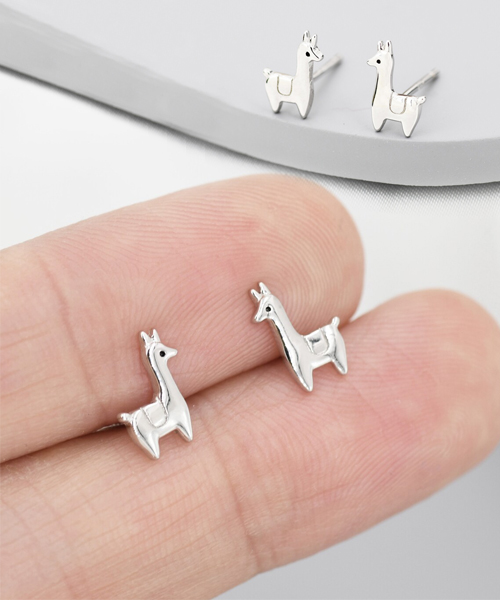 sterling silber lama ohrringe   sterling silber lama ohrringe
